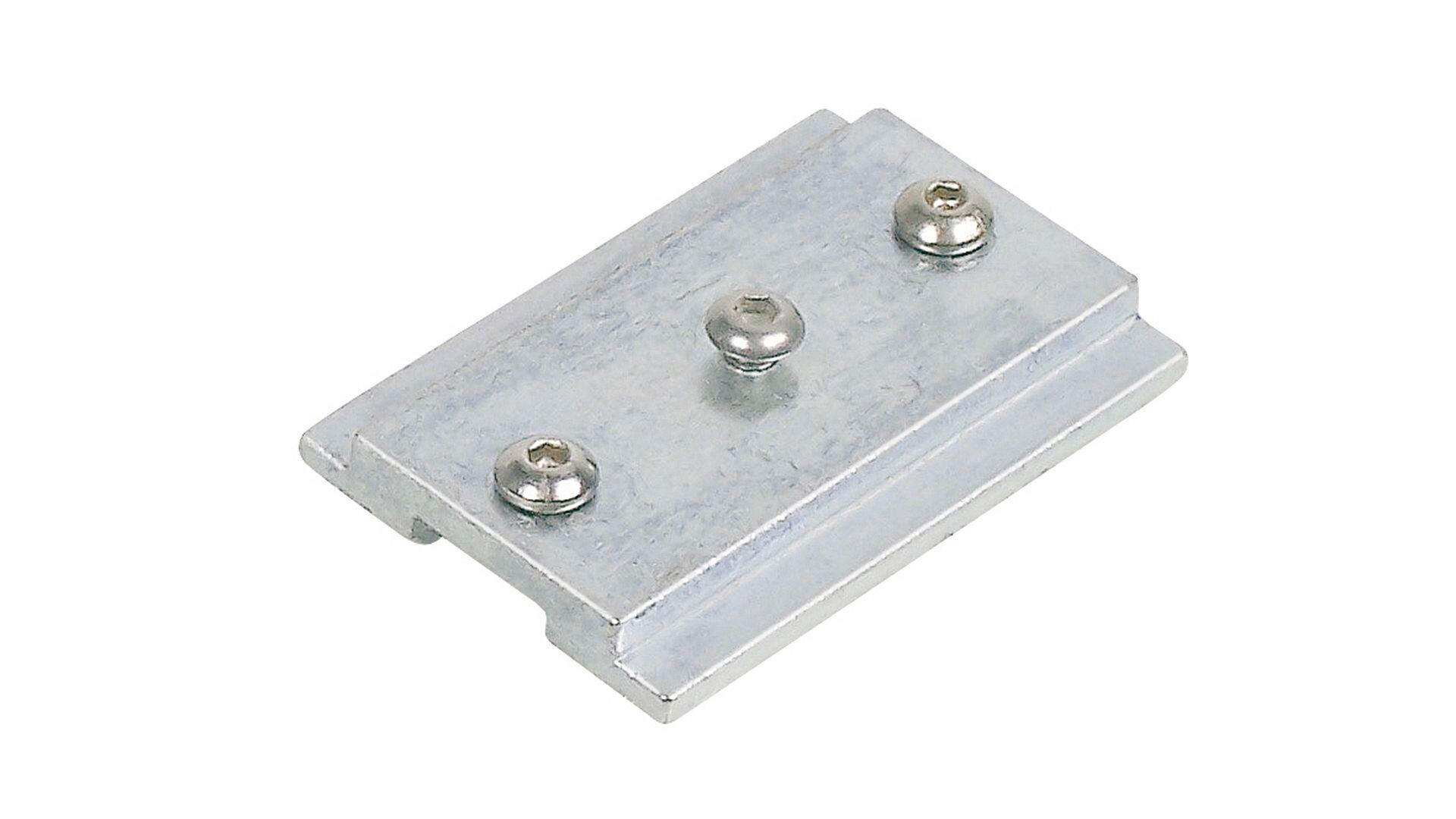 VORHANGSCHIENENZUBEHÖR  - Edelstahlfarben, Basics, Metall (4,2/2,7/0,7cm)