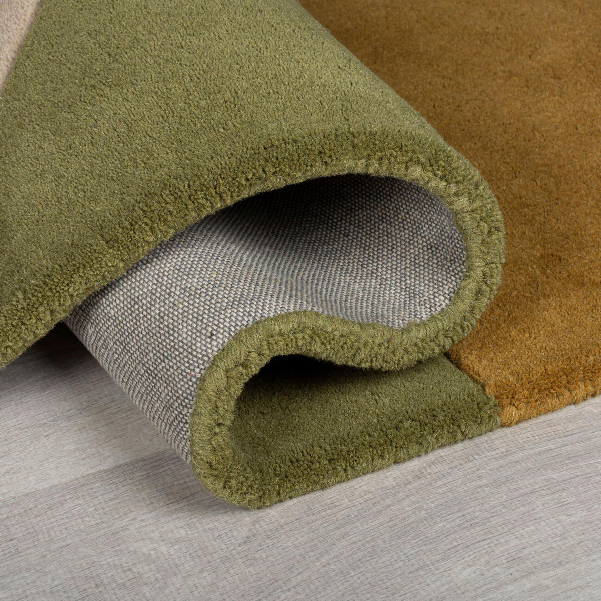 WOLLTEPPICH 120/180 cm Abstract Grün  - Grün, Basics, Textil (120/180cm) - Xora