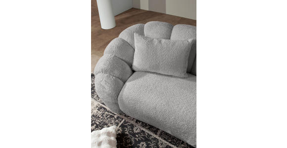 BIGSOFA Chenille Schlammfarben  - Schlammfarben/Schwarz, KONVENTIONELL, Kunststoff/Textil (248/78/112cm) - Carryhome