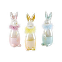 DEKOHASE - Pink/Gelb, LIFESTYLE, Keramik (10/24,2/8,3cm)