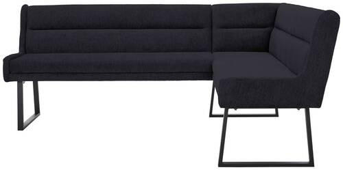 Novel Eckbank Schwarz 237x159 cm