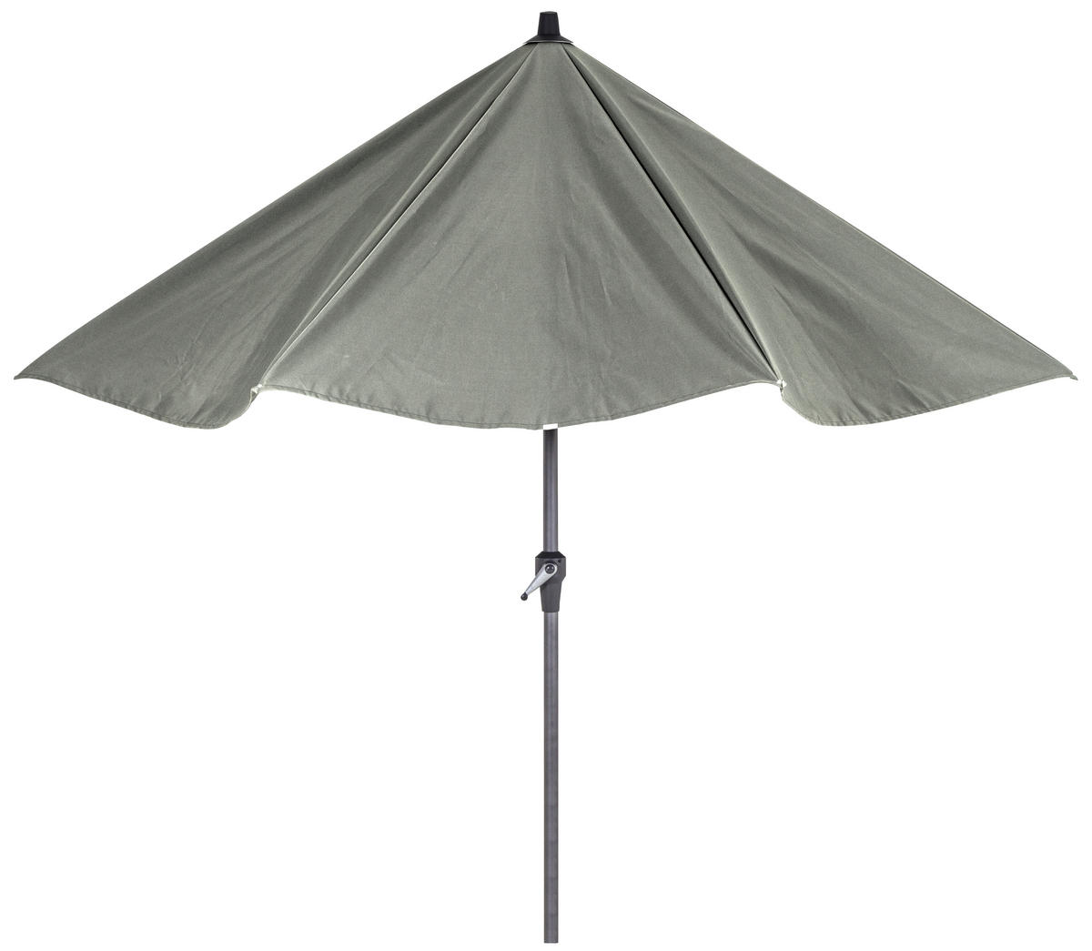 SONNENSCHIRM 350 cm  - Anthrazit/Olivgrün, KONVENTIONELL, Textil/Metall (350/350cm) - Siena Garden