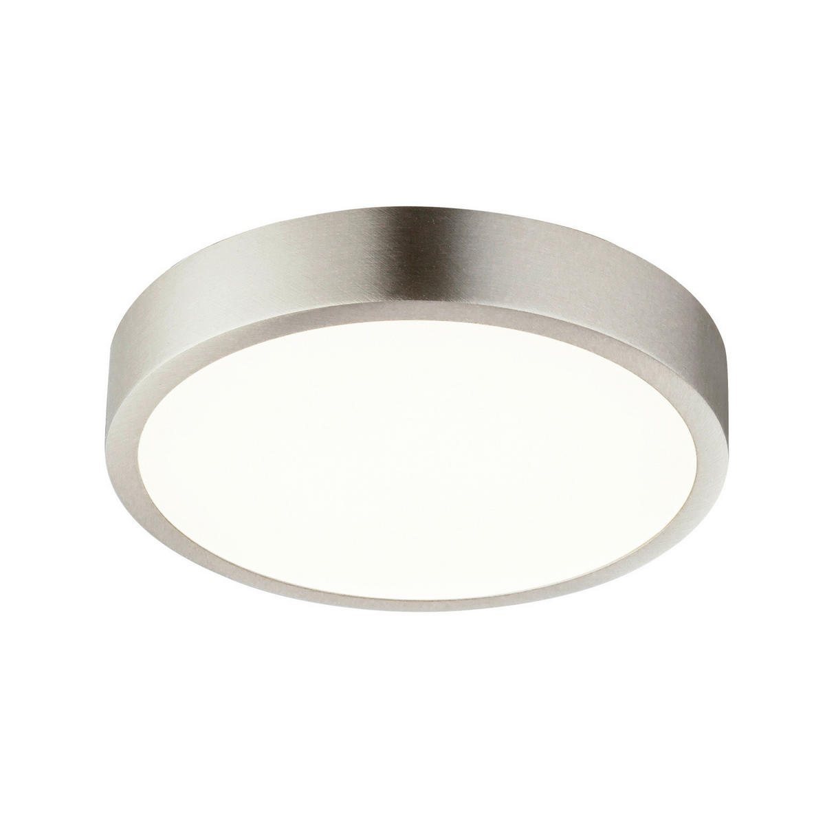 Plafonieră Cu Led  14.5/2.6 cm    - culoare nichel, Basics, plastic/metal (14.5/2.6cm)