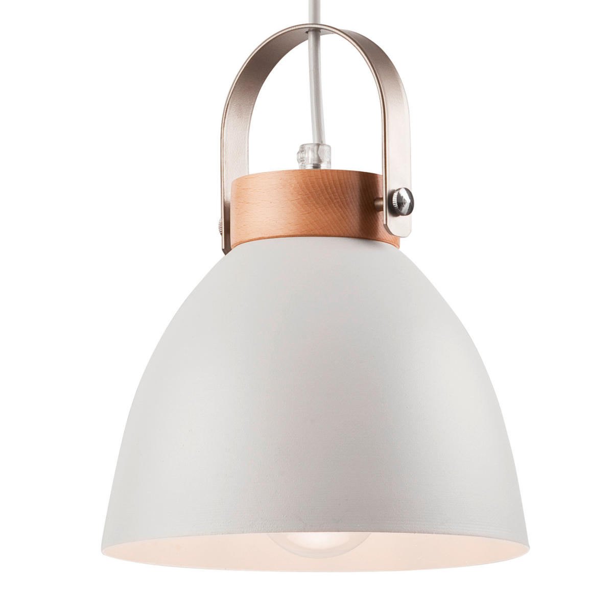 HÄNGELEUCHTE 76/37/12 cm  - Weiß Hochglanz, KONVENTIONELL, Holz/Metall (76/37/12cm)