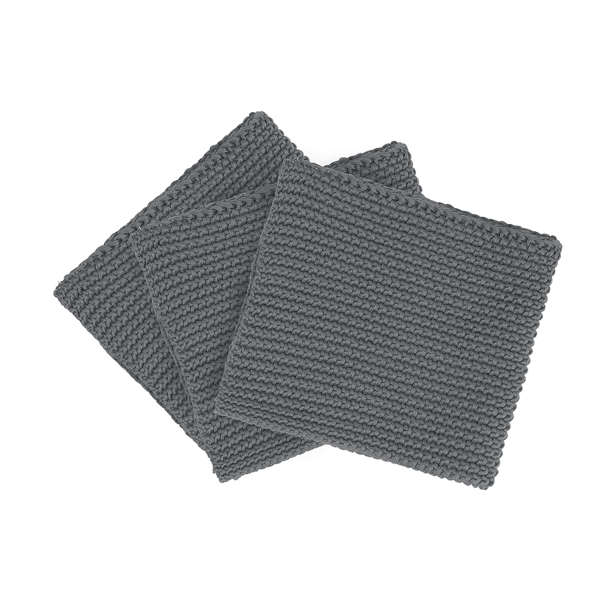 GESCHIRRTUCH-SET  3-teilig  - Taupe, Basics, Textil (25/25cm) - Blomus