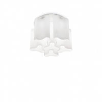 DECKENLEUCHTE  56/35 cm    - Weiß, KONVENTIONELL, Glas/Metall (56/35cm) - Ideal Lux