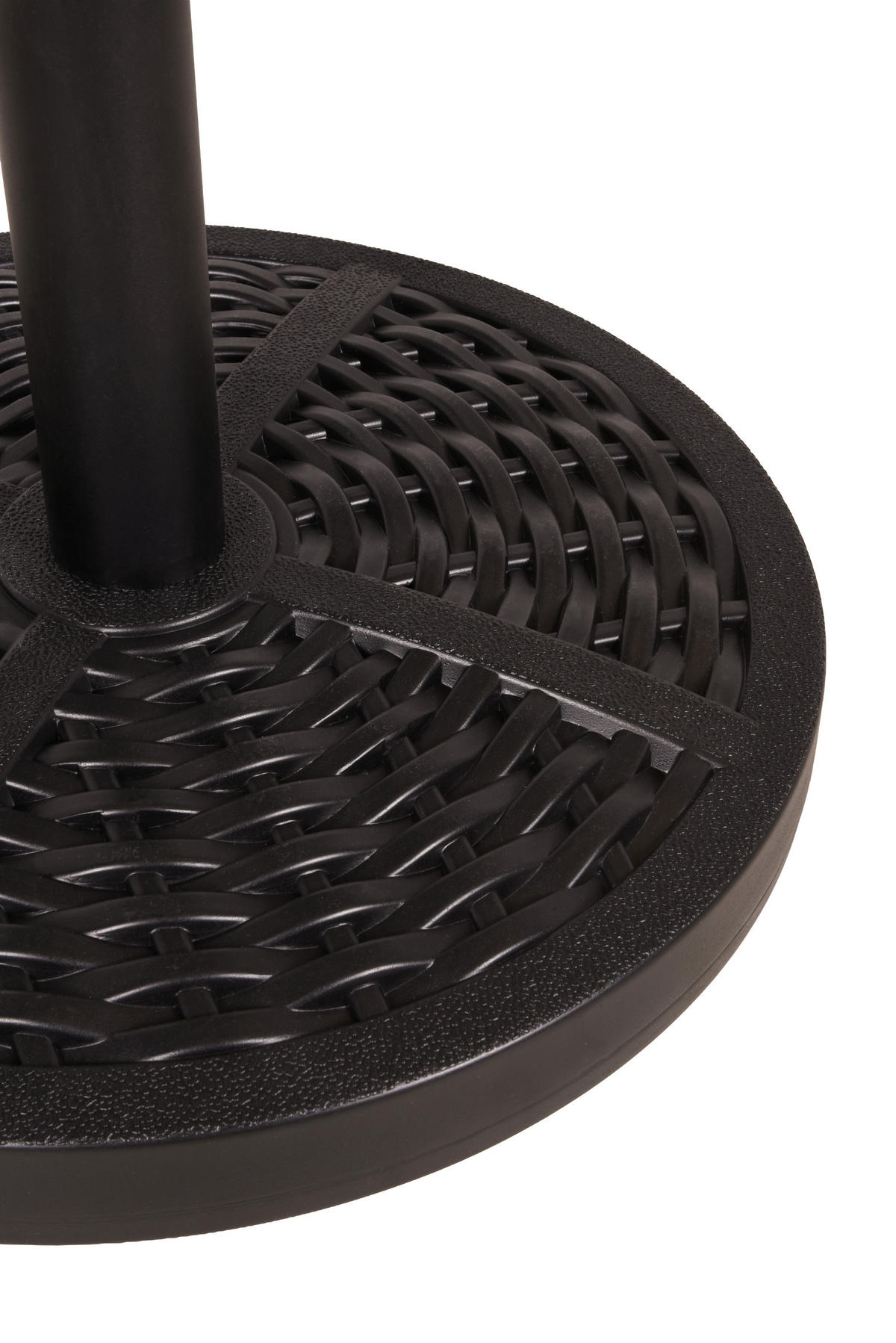SCHIRMSTÄNDER Metall, Kunststoff Schwarz  - Schwarz, MODERN, Kunststoff/Metall (45,5/32,2/45,5cm) - Gardenson