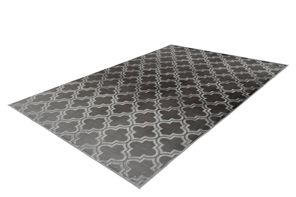 FLACHWEBETEPPICH 120/170 cm Monroe 100 Anthrazit Anthrazit  - Anthrazit, KONVENTIONELL, Kunststoff/Textil (120/170cm)