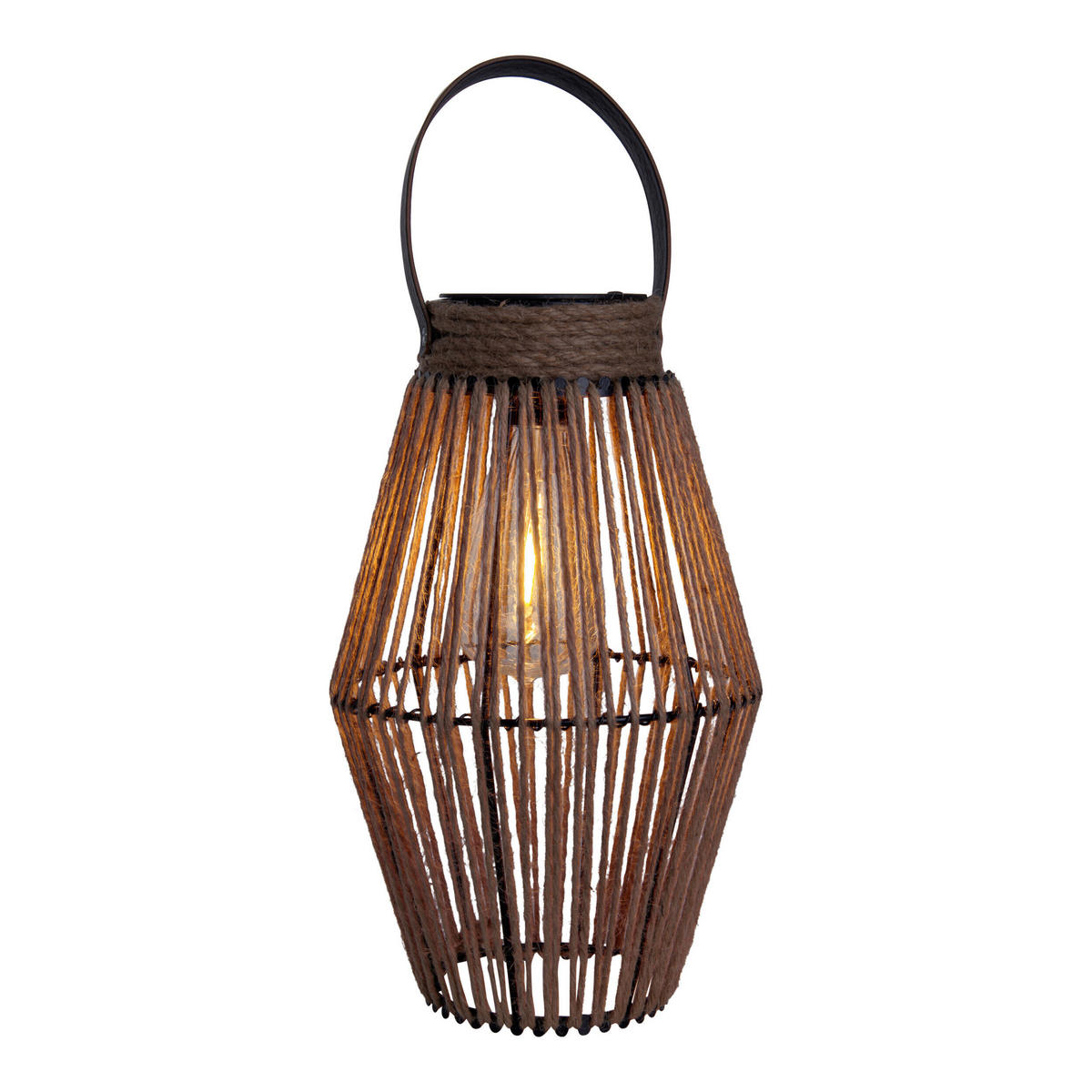 SOLARLEUCHTE 18/18/30 cm   - Naturfarben, Basics, Kunststoff/Metall (18/18/30cm) - Näve