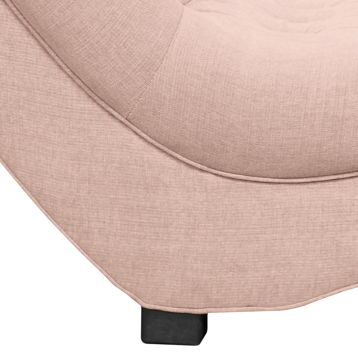 RELAXLIEGE Mikrofaser Rosa  - Schwarz/Rosa, Design, Kunststoff/Textil (67/90/159cm) - P & B