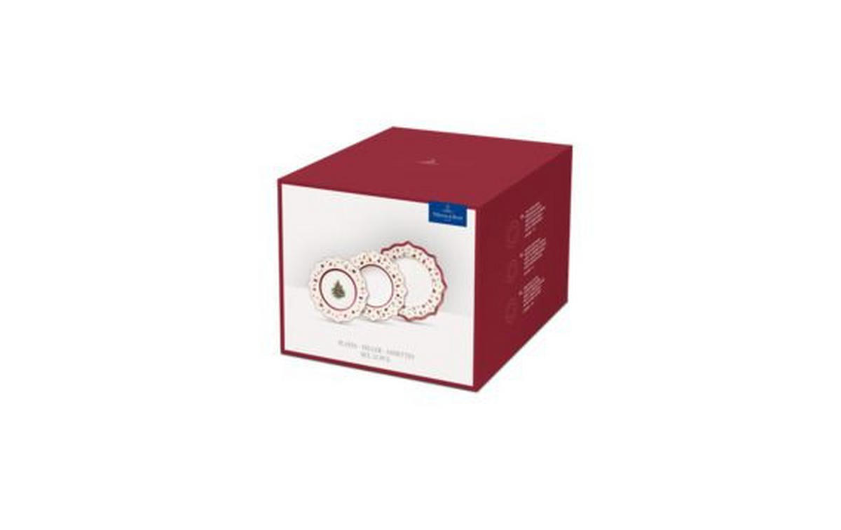 KOMBINOVANÝ SERVIS 12-dielne  - Basics, keramika (30/30/25cm) - Villeroy & Boch