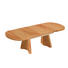 COUCHTISCH in Birnbaumfarben - Birnbaumfarben, KONVENTIONELL, Holz/Metall (125(165,5)/71/54-73cm) - Venda