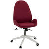 DREHSTUHL Flachgewebe Bordeaux  - Bordeaux/Weiß, Basics, Kunststoff/Textil (56/104/58cm) - MID.YOU