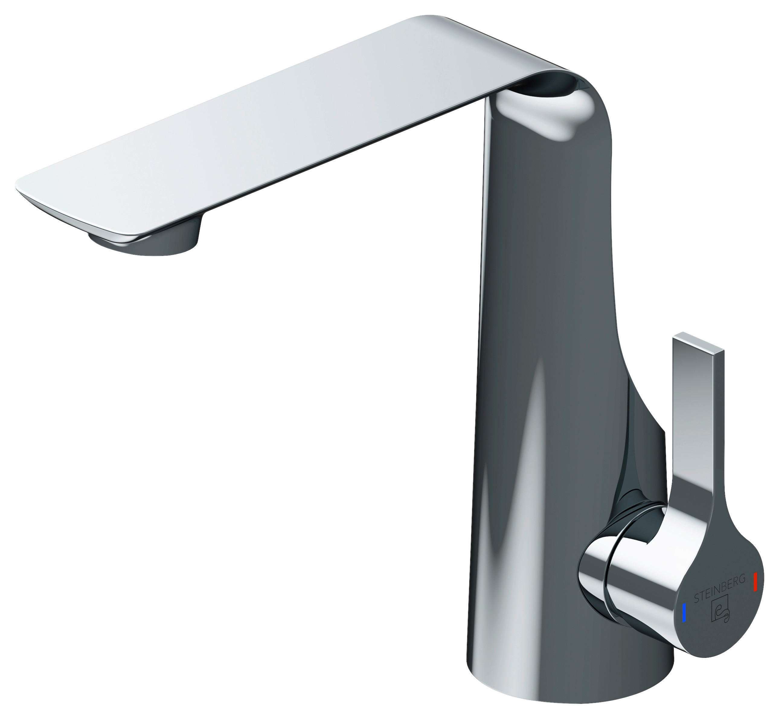 XXXLutz Waschtischarmatur Steinberg Serie 290 Chrom 5.2x18.5x20.5 cm