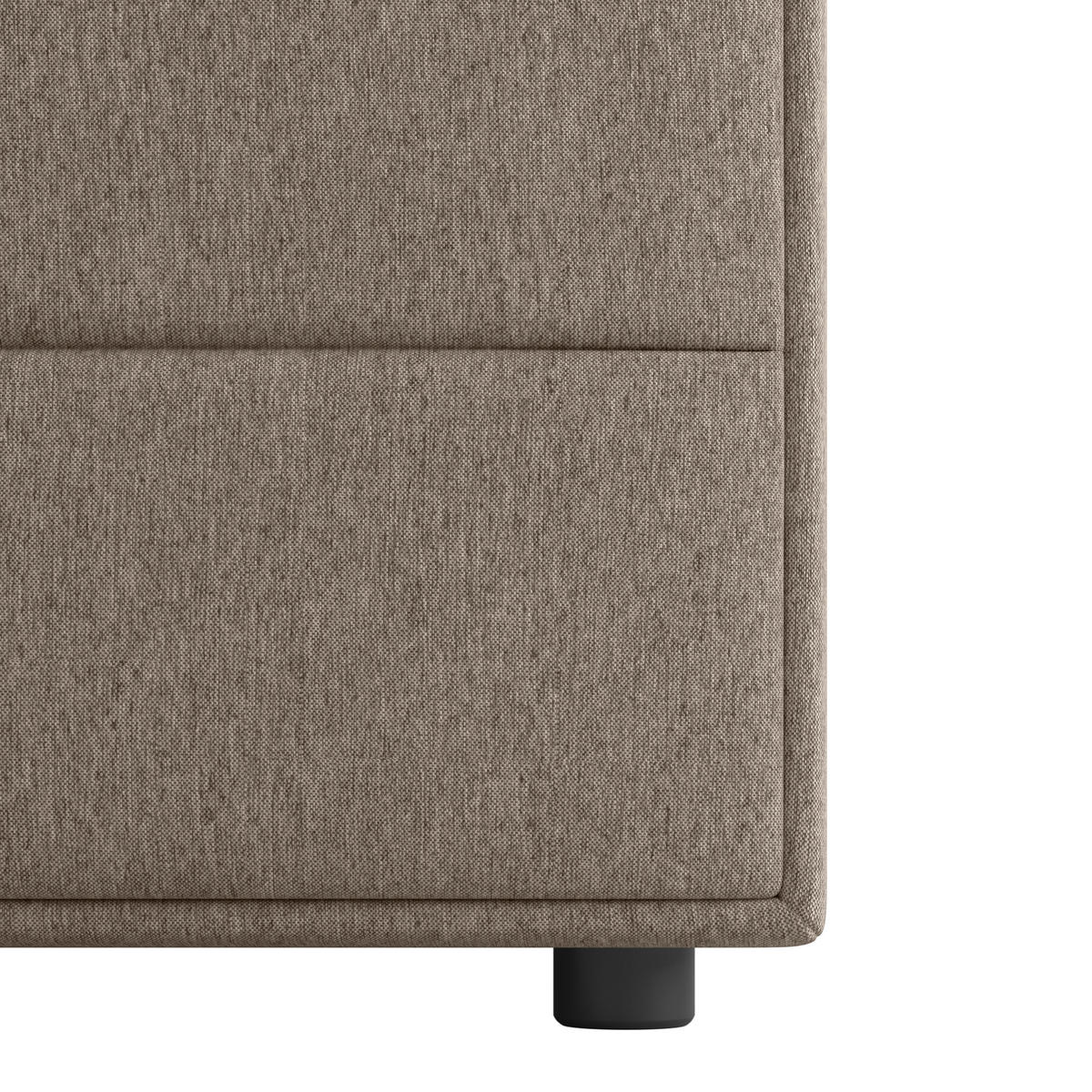 BOXSPRINGBETT 180/200 cm  in Beige  - Beige/Schwarz, Modern, Holz/Holzwerkstoff (180/200cm) - MID.YOU