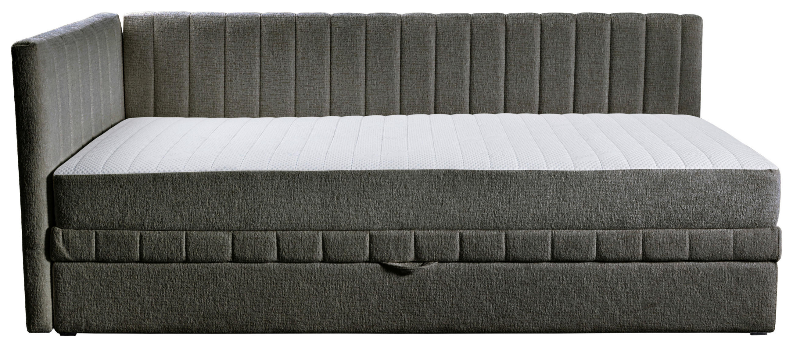 SCHLAFSOFA in Holz, Textil, Holzwerkstoff Grau  - Schwarz/Grau, Design, Holz/Holzwerkstoff (212/83/99cm) - MID.YOU