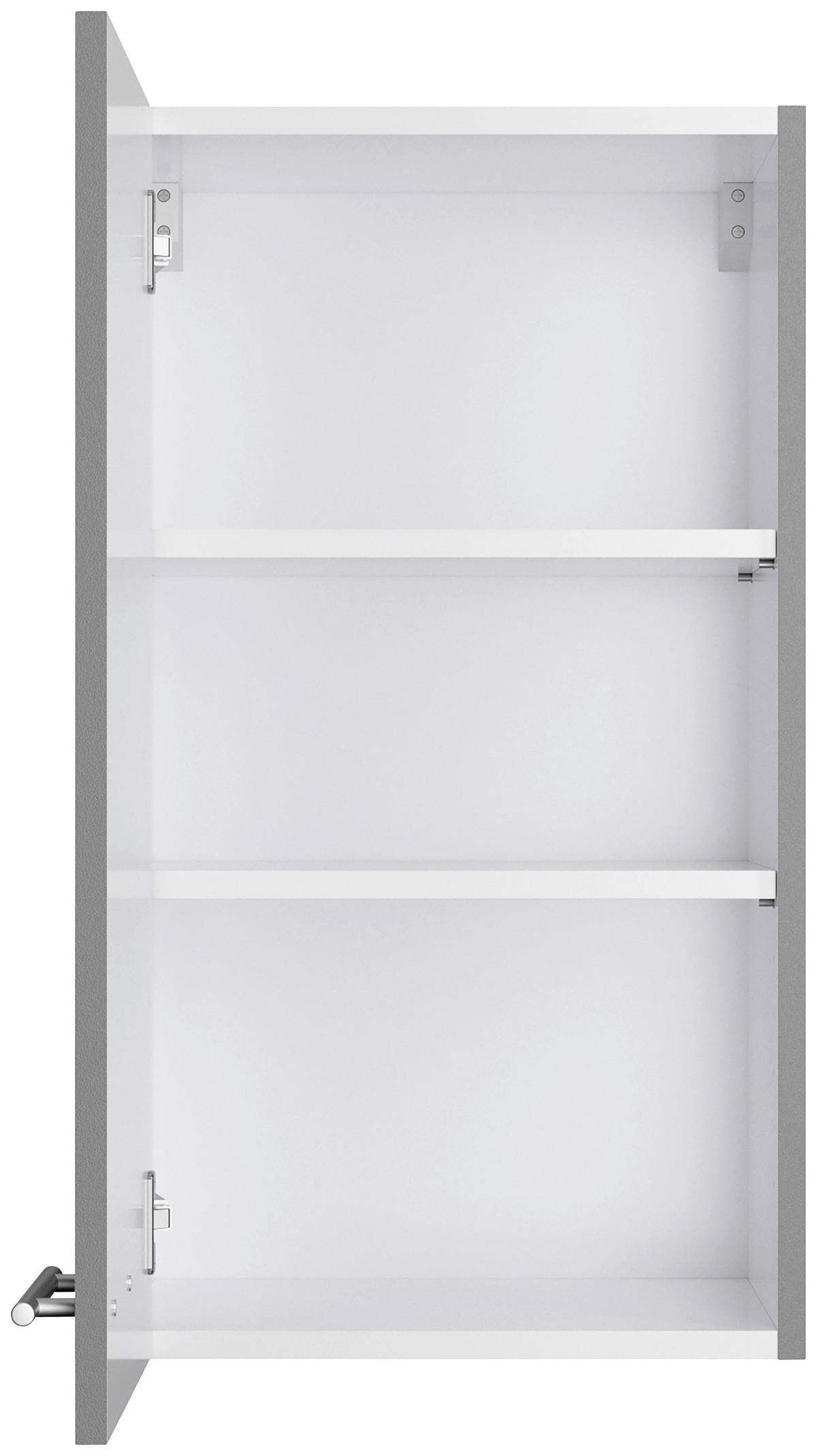 KÜCHENBLOCK 270 cm   in Grau  - Edelstahlfarben/Anthrazit, Basics, Holzwerkstoff/Metall (270cm) - Optifit
