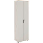 GARDEROBENSCHRANK  in 59/197/40 cm  - Kaschmir/Eichefarben, Design, Glas/Holzwerkstoff (59/197/40cm) - Voleo