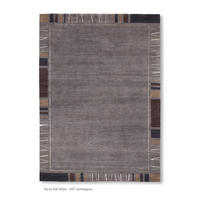 WOLLTEPPICH Wohnzimmer 90/160 cm Sena Silk Mata Dunkelgrau rechteckig  - Dunkelgrau, Basics, Textil (90/160cm) - Cazaris