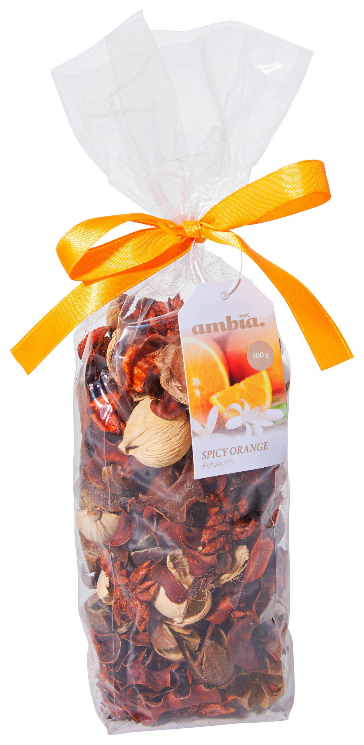 POTPURI  - naravne barve/oranžna, Basics, naravni materiali (7,5/27/5cm) - Ambia Home