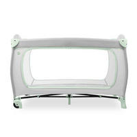 REISEBETT Sleep N Play Go Plus Mintgrün, Greige  - Greige/Mintgrün, Basics, Kunststoff/Textil (69/82/125cm) - Hauck