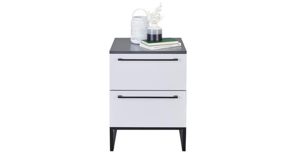 REGAL Anthrazit - Anthrazit/Schwarz, KONVENTIONELL, Holzwerkstoff/Kunststoff (46/45/40cm) - Hom`in