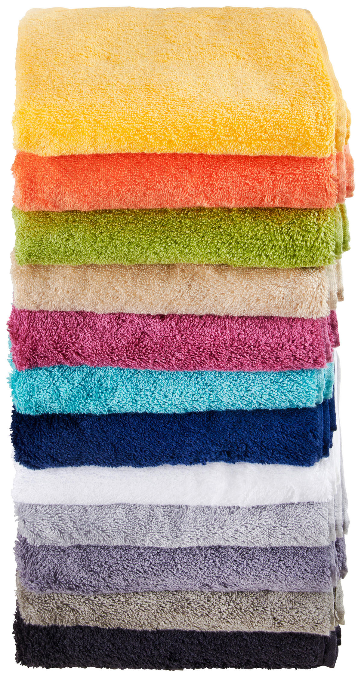 RUČNÍK, 50/100 cm, bílá - bílá, Basics, textil (50/100cm) - Vossen