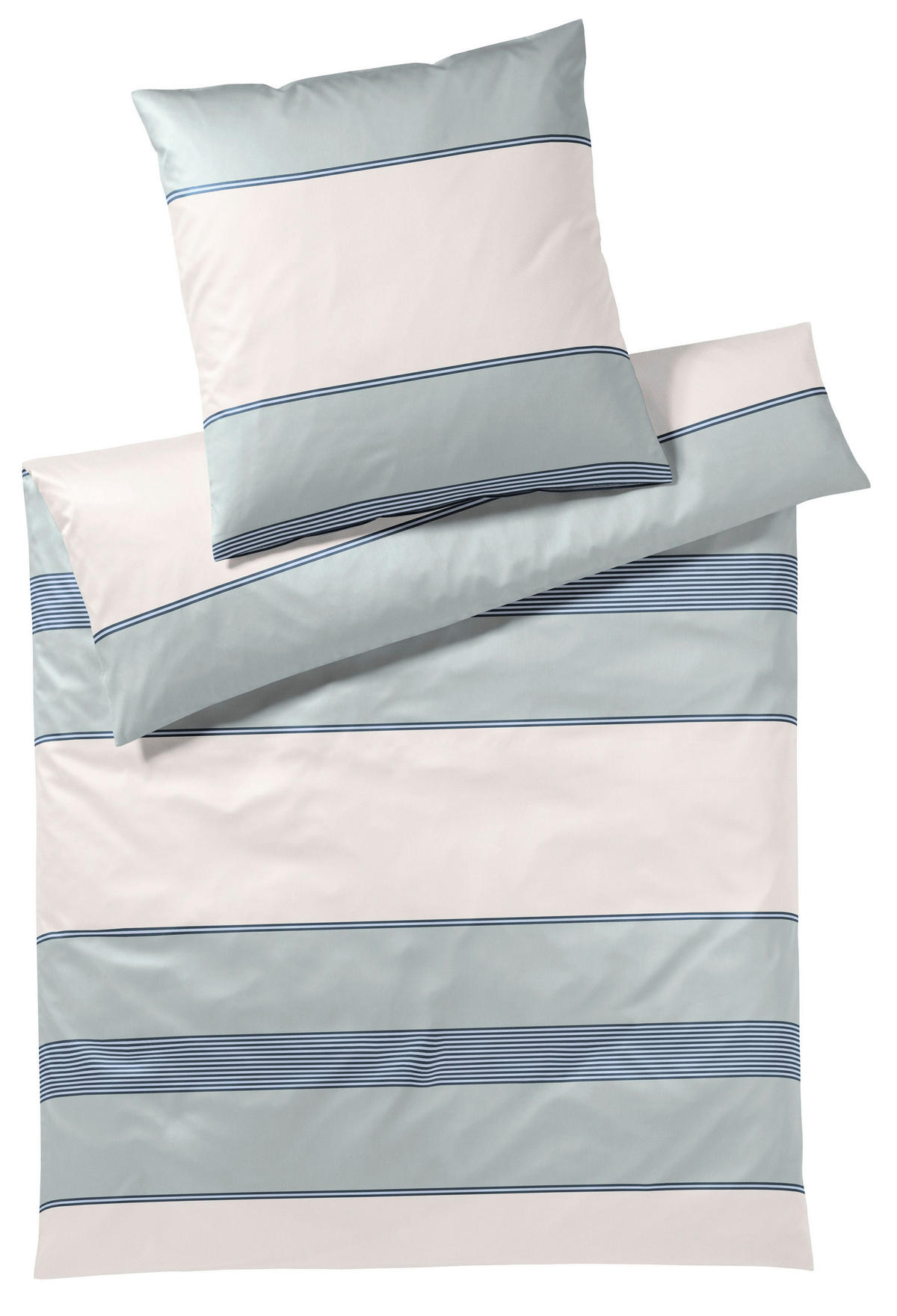 BETTWÄSCHE Makosatin 200/200 cm  - Beige/Mintgrün, Design, Textil (200/200cm) - Joop!