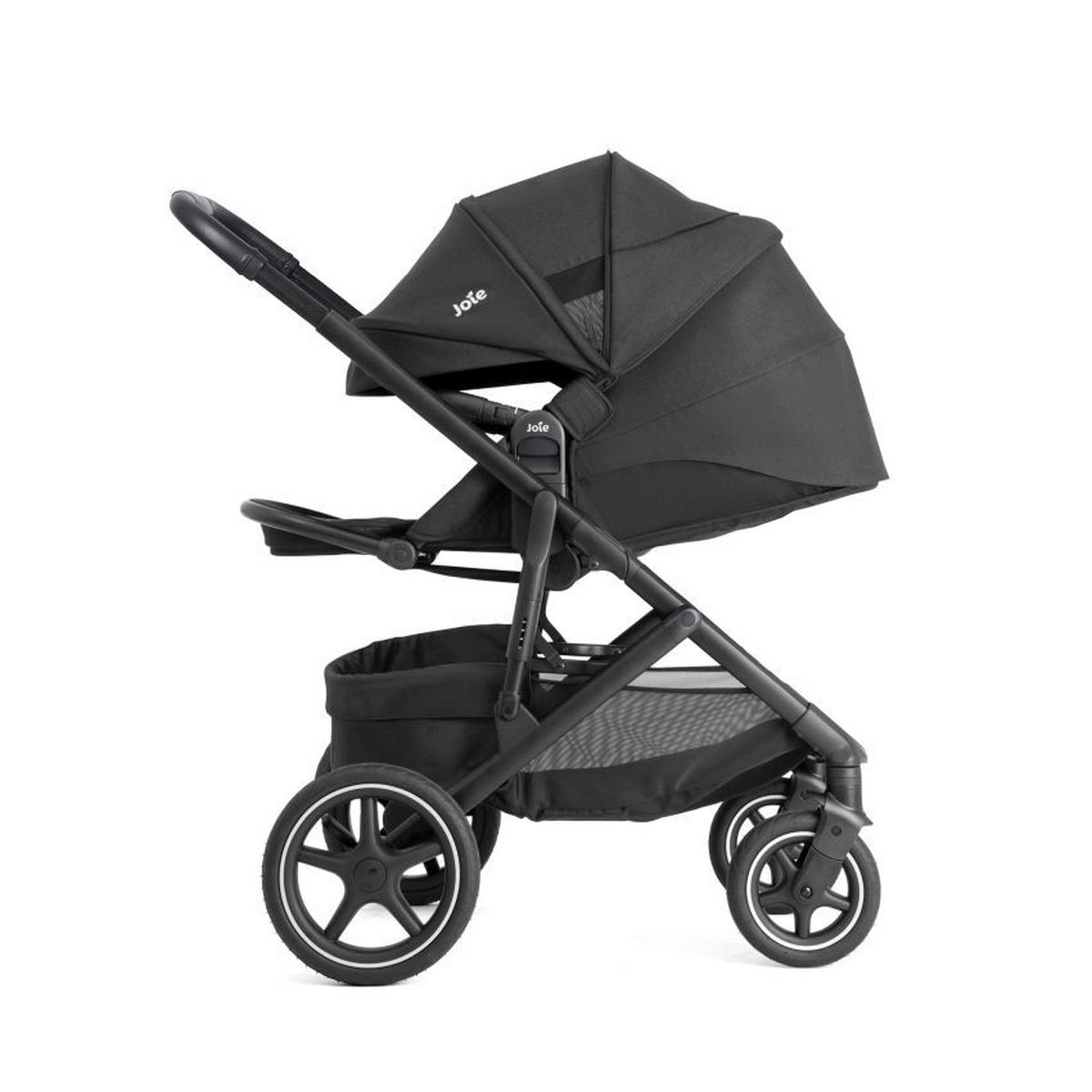 KINDERWAGENSET Elara 2in1  - Schwarz, Basics, Textil/Metall (64/112/97cm) - Joie