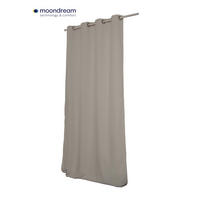 WÄRMESCHUTZVORHANG Verdunkelung  - Taupe, Basics, Textil (145/260cm)