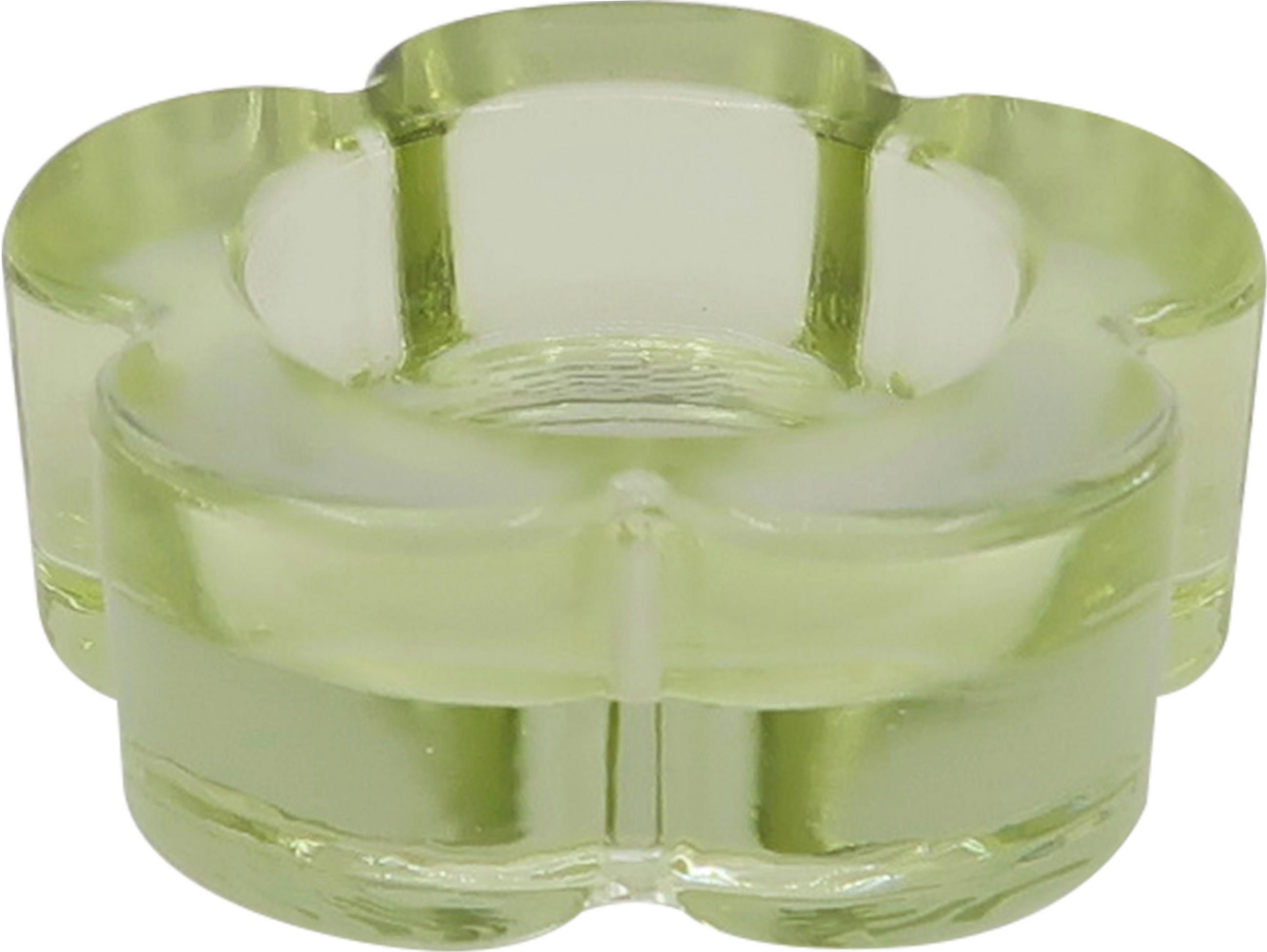 DRŽAČ ZA ČAJNU SVEĆICU        6,5/2 cm      - zelena, Osnovno, staklo (6,5/2cm) - Ambia Home