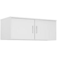 SZEKRÉNYRÁTÉT  - ezüstszínű/fehér, Konventionell, műanyag/faalapú anyag (106/43/54cm) - Xora