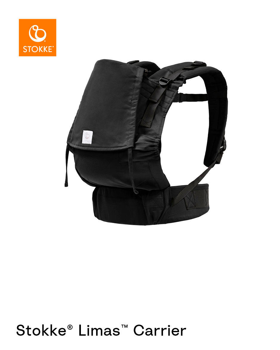 BABYTRAGE Limas Carrier Flex  - Schwarz, Basics, Textil - Stokke