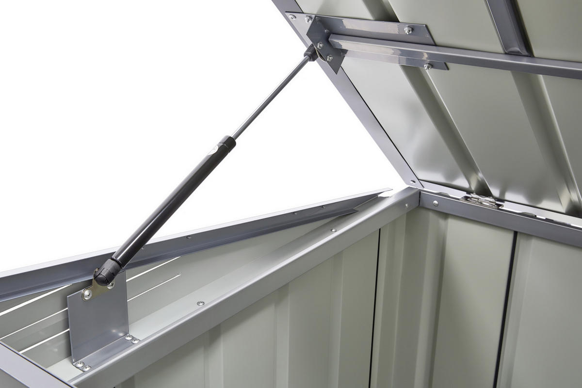 MÜLLTONNENBOX - Anthrazit, Basics, Metall (174/131/101cm)
