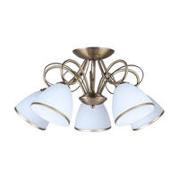 MENNYEZETI LÁMPA - sárgarézszínű, Basics, fém (59/59/28cm)