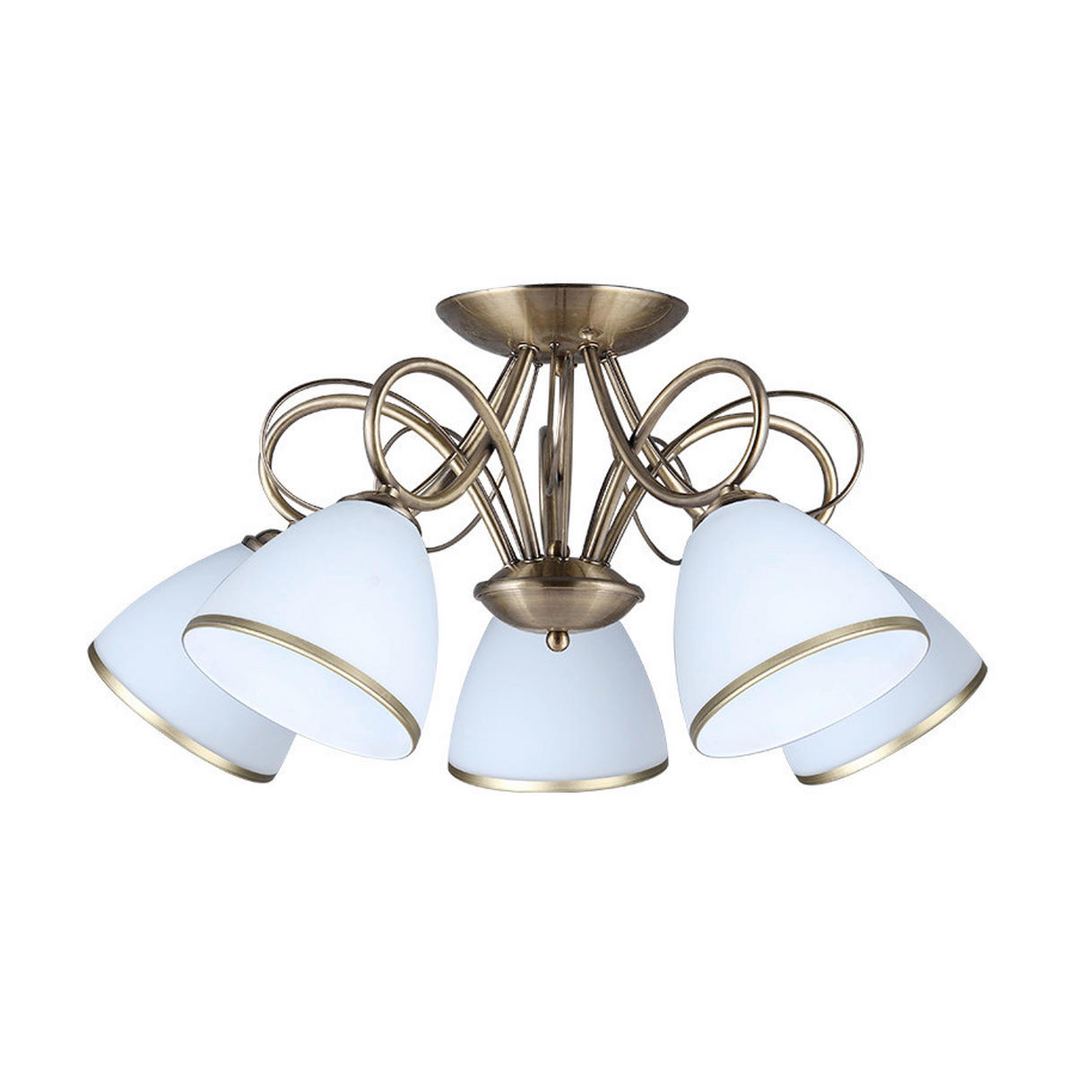 MENNYEZETI LÁMPA - sárgarézszínű, Basics, fém (59/59/28cm)