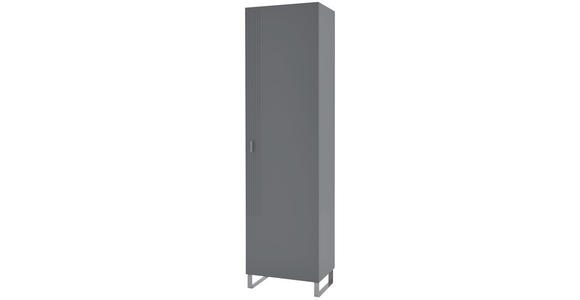 GARDEROBE 5-teilig in 260/192/36 cm - Eichefarben/Grau, Design, Holz/Holzwerkstoff (260/192/36cm) - Dieter Knoll