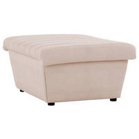 HOCKER Webstoff Creme  - Creme/Schwarz, Design, Kunststoff/Textil (90/43/105cm) - LOOKS by W.Joop