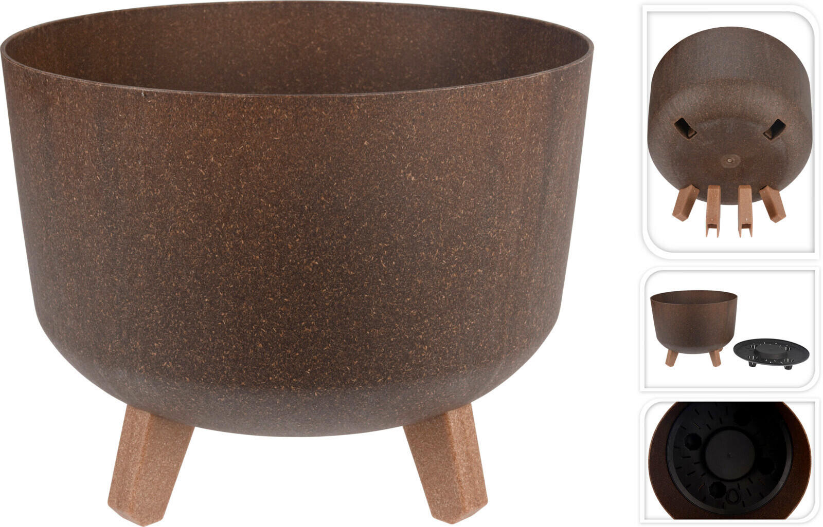 KVETINÁČ textil, 15/29.5/29.5 cm - viacfarebná, Basics, textil (15/29.5/29.5cm)