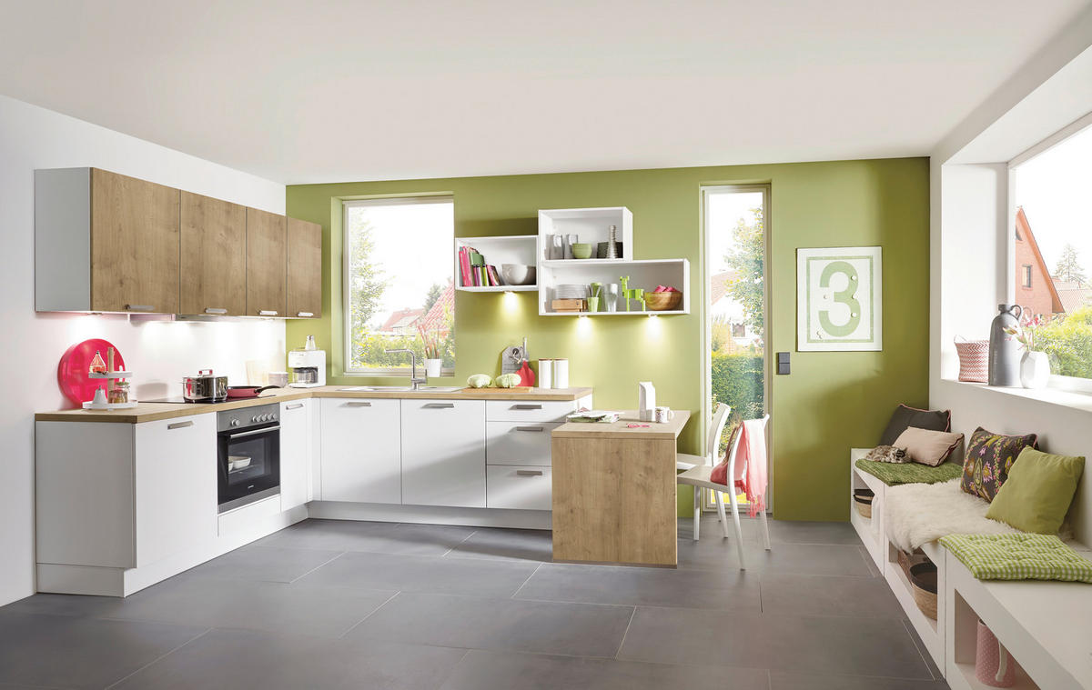 EINBAUKÜCHE   - Design, Holzwerkstoff - Celina