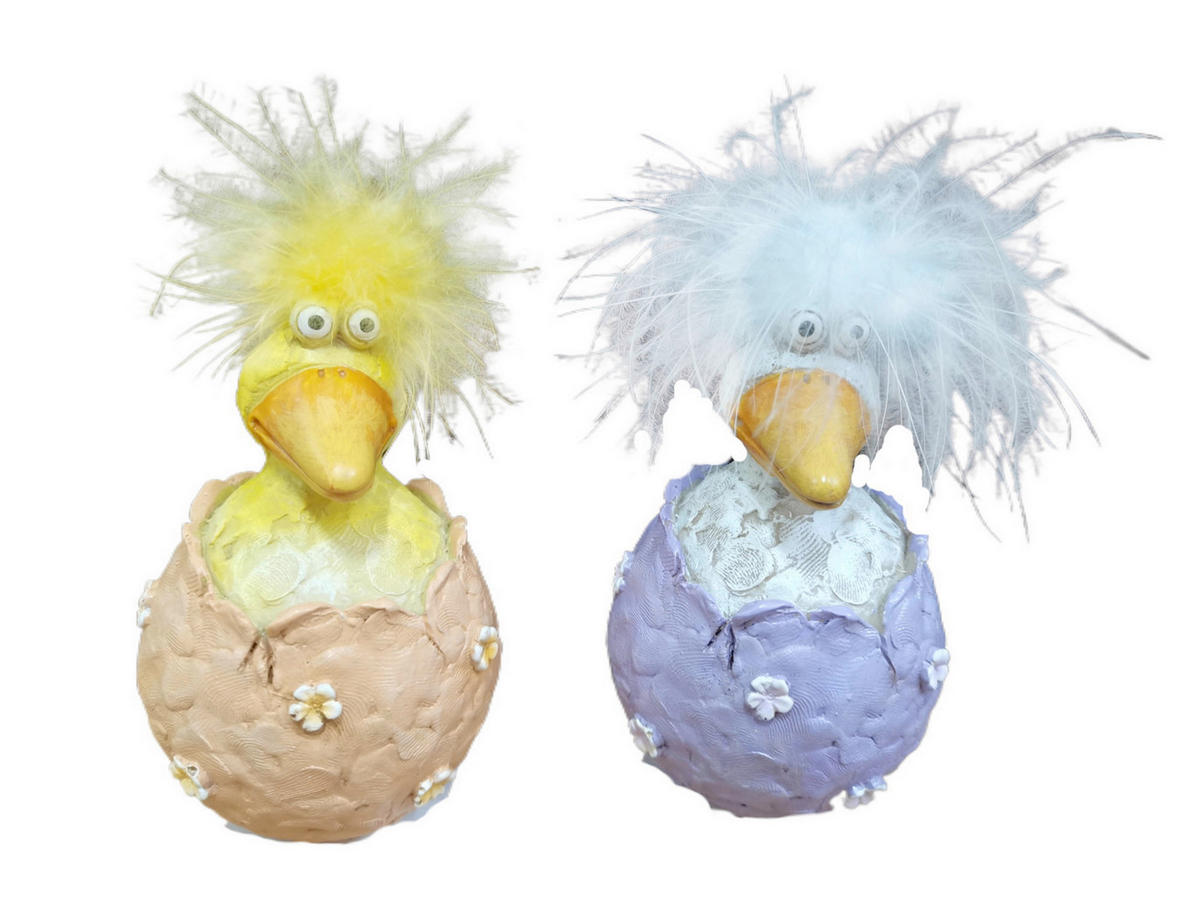 DEKORAČNÝ VTÁK - lila/pink, Lifestyle, textil/plast (6,5/11/6,5cm)