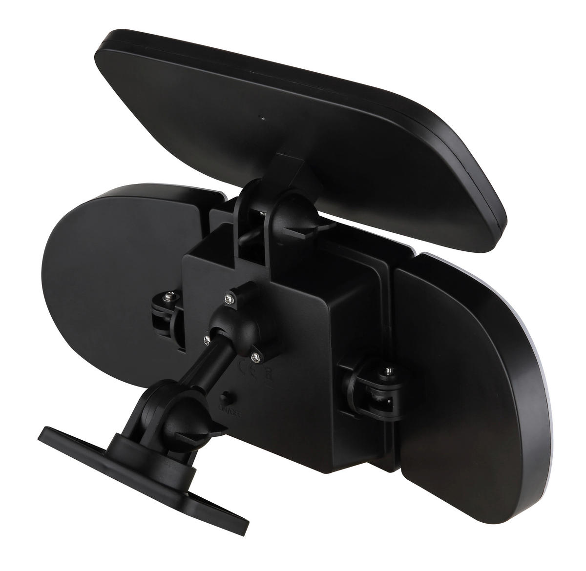SOLARLEUCHTE - Opal/Schwarz, Basics, Kunststoff (27,9/14,8/15,3cm) - Globo