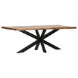 TISCHPLATTE      - Sheeshamfarben, Design, Holz (220/100/5cm) - Landscape