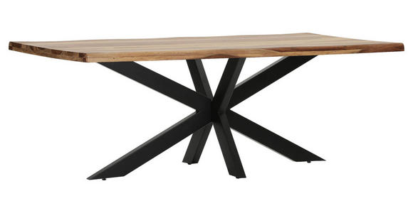 TISCHPLATTE      - Sheeshamfarben, Design, Holz (220/100/5cm) - Landscape