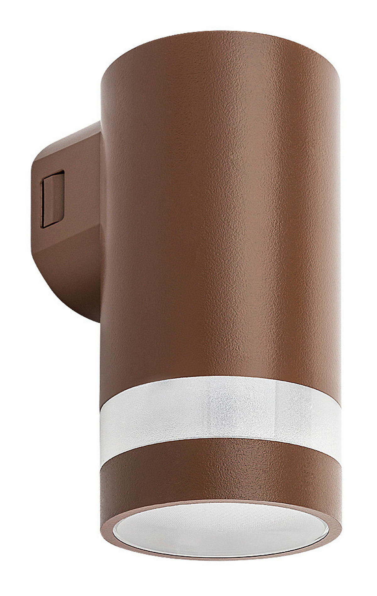 VONKAJŠIE LED SVIETIDLO  - priehľadné/hnedá, Basics, plast (10.4/8.5/16.3cm)