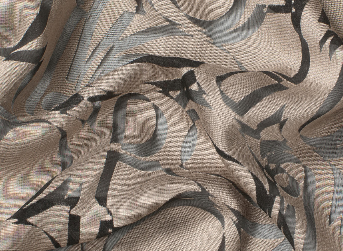 ÖSENSCHAL J-Fine Ornament transparent 140/250 cm   - Schlammfarben/Greige, Basics, Textil (140/250cm) - Joop!