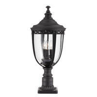 SOCKELBELYSNING - svart, Basics, metall/glas (26.7/63.8cm) - Elstead Lighting