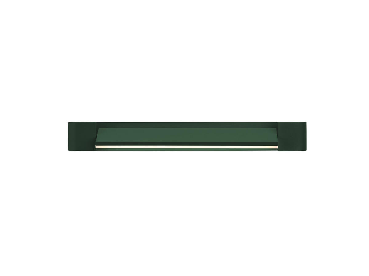 LED-WANDLEUCHTE 40/10/10 cm   - Grün, Design, Metall (40/10/10cm) - Hell