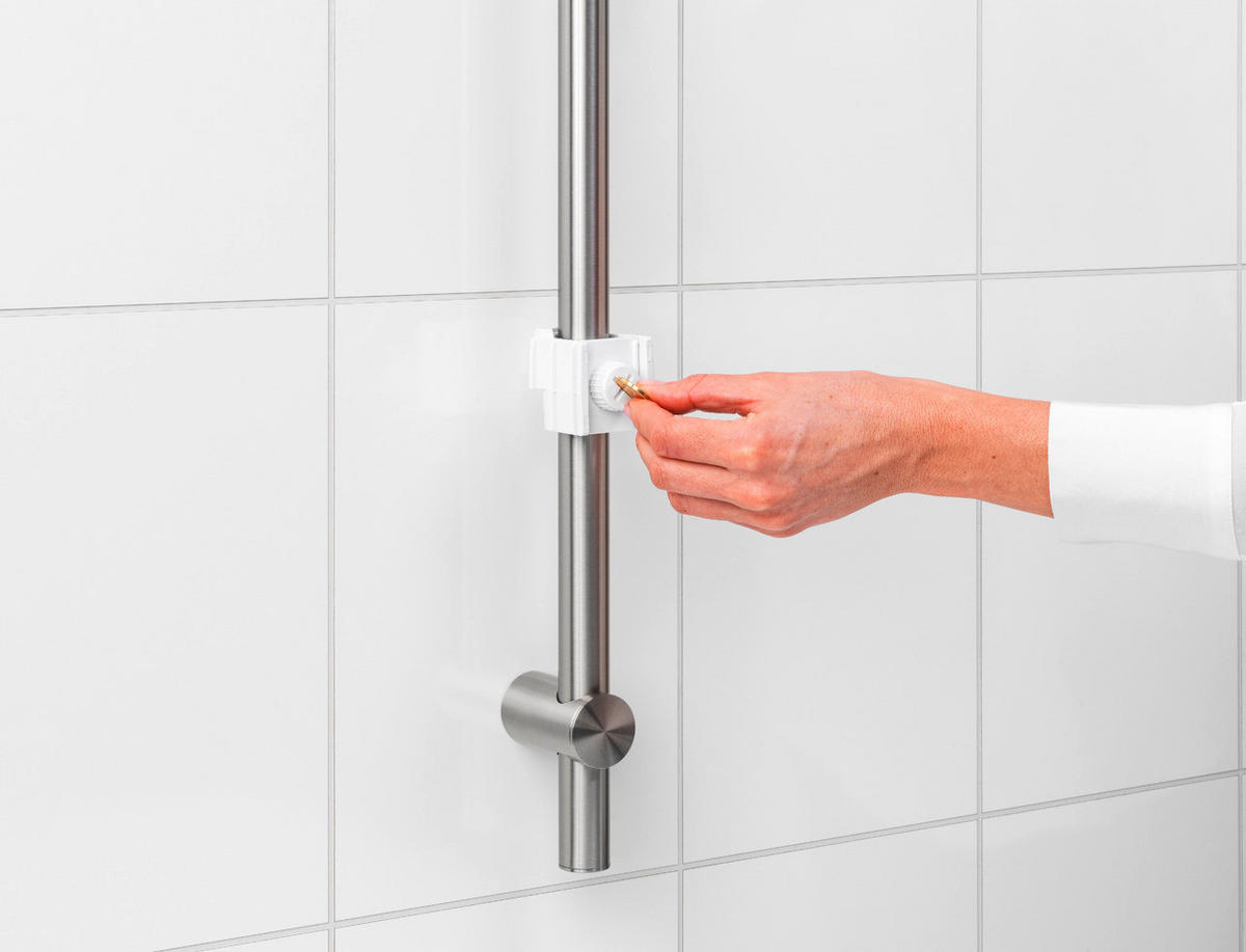 KORPA ZA TUŠ KABINU  plastika  - bela, Osnovno, plastika (13,3/7,5/24,4cm) - Brabantia