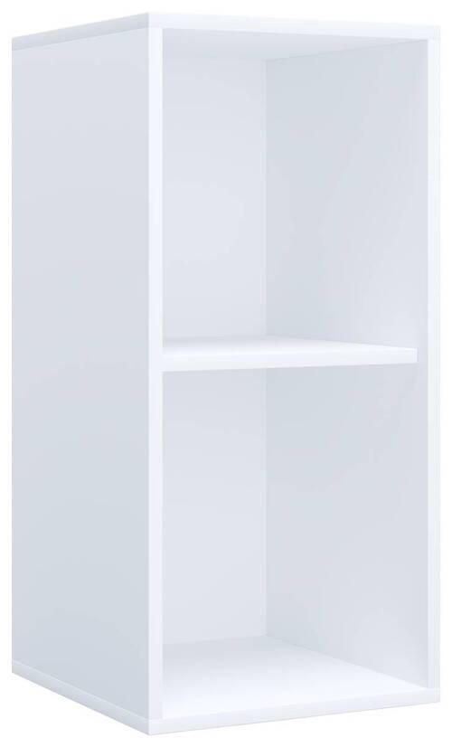 AKTENREGAL 35/74/37 cm - Weiss/Buchefarben, Modern, Holzwerkstoff (35/74/37cm) - MID.YOU